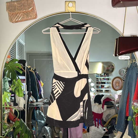 151. SIR The Label REALISME WRAP HALTER MINI DRESS Sz 0 (US 2) $420 - Picture 8 of 12